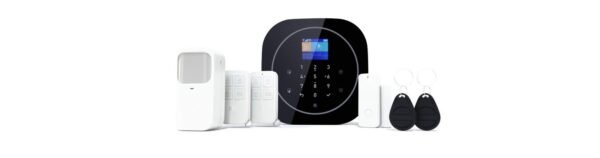 Smart Life WiFi GSM Security Alarm System for Home Shop Office with Motion Sensor | Door Window Sensor | Remote & Mobile Controlled Security System Model: ZX-G12