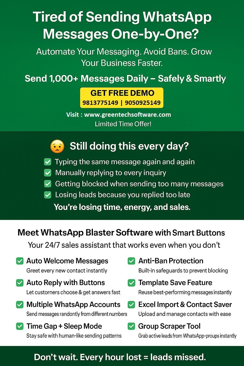 Whatsapp with Button